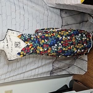 Tory Burch Floral Grotto Wrap Dress Size 8